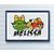 Angry Birds Baby Name Cross stitch pattern