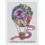 Floral Cross Stitch pattern Air Balloon of Flowers2