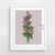 Floral Cross stitch pattern Pink Roses pdf pattern}