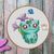 Pokemon Cross stitch pattern Bulbasaur Lilac}