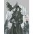 Gothic cross stitch chart PDF Raven by Iren Horrors