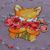Round Cross stitch pattern Cute Fox}