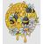 Funny Bees Round Cross stitch chart