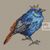 Blue Bird Prince Cross Stitch Chart