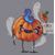 Funny Halloween Pumpkin cross stitch chart  - I'll take your soul