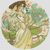 Spring Lady by Alfons Mucha cross stitch chart
