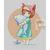 Little Girl with Dolphin Free cross stitch chart