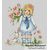 Girl With Bunny cross stitch chart