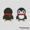 Penguin - Xmas Toys cross stitch pattern