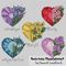 Flower Hearts - Set of 5 cross stitch patterns