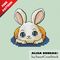 Cute Bunny free cross stitch pattern