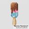 Bubble Gum Ice Cream cross stitch pattern