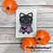 Vampire Cat cross stitch pattern