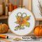 Maple Scissors cross stitch pattern