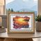 Night fishing cross stitch pattern