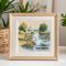 Rural landscape with Duck cross stitch pattern