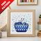 Winter Knitting Free cross stitch pattern
