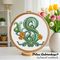 Art Nouveau Eight cross stitch pattern