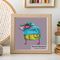 Excuse Me Bird cross stitch pattern