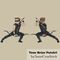 Hawkeye cross stitch pattern