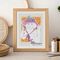 Retro glamour cross stitch pattern