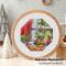 Winter evening cross stitch pattern