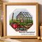 Flower Greenhouse cross stitch pattern