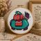 Hi Bird cross stitch pattern