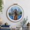 Mosque Round cross stitch pattern
