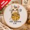 The Knitter Cat Free cross stitch chart