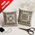 2 Ornaments Free cross stitch pattern