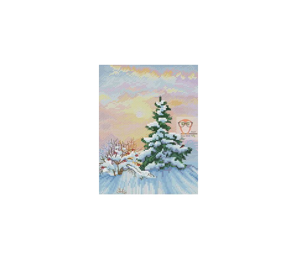 Forest Fairy Tree ~ Landscapes ~ Counted Cross Stitch Pattern
